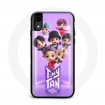 Coque pour Iphone XR BTS TinyTAN Animation Affiche RM Jin Suga J-Hope Jimin Jungkook Et V