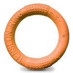 Ding Dong &Scaron;unelis Pūkuotas Žiedas Žaislas Skraidanti Lėk&scaron;tė, Oranžinis, 1 Vnt. orange