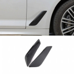 2 vnt. Automobilio kėbulo &scaron;oniniai lipdukai Oro ventiliacijos angos dangčio sparno apdaila Automobilių priedai, skirti BMW 5 serijos G30 G38 2018-22 528li 525li 530li anglies pluo&scaron;to juodos spalvos