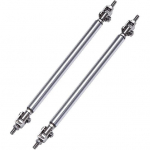 2vnt universalus priekinio buferio lūpų skirstytuvo statramsčio strypo atramos strypo, skirto BMW F20 F21 M Sport 2015- hečbeko automobilių priedai 7.5cm Red