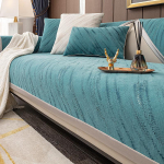 Sofos pagalvėlė &bdquo;Four Seasons&ldquo; universali &bdquo;High Sense&ldquo; neslystanti pagalvėlė Paprasta &scaron;iuolaiki&scaron;ka &scaron;viesa prabangi odinė sofos užvalkalo užvalkalas audinio atlo&scaron;o rank&scaron;luostis