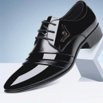 WTEMPO Vyri&scaron;ki viengubi odiniai verslo batai vyri&scaron;ki didelio dydžio žemakulniai laisvalaikio suvarstomi neslystantys PU batai 42