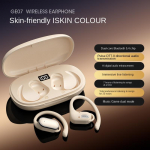 Naujos pakabinamos ausies tipo dujų perdavimo &bdquo;Bluetooth&ldquo; ausinės nepatenka į ausų judėjimą Itin ilgas baterijos veikimo laikas ENC triuk&scaron;mo mažinimo belaidės ausinės