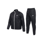 Nike Vienspalvis stovo apykaklės striukė su užtrauktuku ir elastiniu juosmeniu bėgimo rinkinys Vyri&scaron;kas sportinės aprangos rinkinys juodas DR3337-010 M