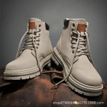 Auk&scaron;ti batai Vyri&scaron;ki odiniai batai madingi motociklo kulk&scaron;nies kari&scaron;ki batai vyrams žieminiai batai vyri&scaron;ki suvarstomi Botas Hombre 42