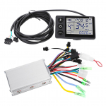 24V?48 V vandeniui atsparus LCD ekranas Elektrinio paspirtuko be&scaron;epetėlio valdiklio rinkinys