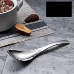 &bdquo;Boundless Voyage Soup Spoon Camping TravelSpoon&ldquo; lauko stalo įrankiai su dideliu dubeniu Lengvi stalo įrankiai, ne&scaron;iojami stalo įrankiai sidabras