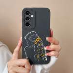Samsung M15 A15 A55 A35 S24 Ultra S24+ F15 Telefono dangteliai Madingi berniukui mergaitei Auk&scaron;tos kokybės silikoninis mink&scaron;tas fotoaparato apsauginis gaubtas buferis, skirtas Galaxy Samsung S24