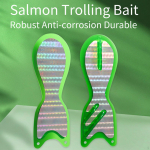 Žvejybos masalai Žuvų ie&scaron;kikliai Plaukiojantis blykstė Raudona/Žalia/Balta Žvejyba A 20cm