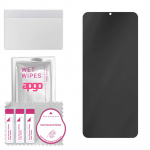 apgo Privacy Matte Hybrid protective glass compatible with Vivo IQOO U5e, flexible nano glass, great replacement for tempered glass, scratch-resistant