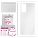 apgo Ultra Clear Protective Skin Sticker for the back compatible with Realme X7, Wrap Film, Hydrogel Film, Flexible, Soft TPU with positioning layer e