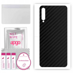 apgo Protective Skin Sticker for the back compatible with Honor 9X Pro, Wrap Film, Foil, Vinyl - Pattern Carbon Black