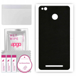 apgo Protective Skin Sticker for the back compatible with Xiaomi Redmi 3s, Wrap Film, Foil, Vinyl - Pattern Matrix