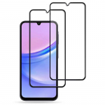 2 vnt. pilno dangčio grūdintas stiklas, skirtas Samsung Galaxy A05S S15 A25 A55 A04S A54 Xiaomi Redmi Note 13 iPhone 15 14 13 12 Pro Max ekrano apsauginis stiklas For Samsung Galaxy A04E juoda