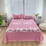 Vėsinanti plok&scaron;čia paklodė su pagalvių užvalkalu Vasaros patalynė Lygi patalynė Namai Vienviečiai / karalienės dydžio paklodės rinkinys roupa de cama