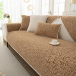 Sofa Pagalvėlė Pliu&scaron;inė Sutir&scaron;tinta Neslidi Paprasta Moderni Odinė Sofa Uždangalas Uždangalas Audinys Žiema 70X70