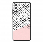 Skirtas Samsung Galaxy S10e S22 Ultra 5G S8 S21 Plus S10 S7 S9 S20 FE 2022 telefono dėklas Juodai baltas Polka Dot Silicone Fundas Samsung S22 5G
