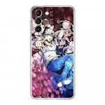 Jojo Bizarre Adventure telefono dėklas Samsung Galaxy S22 5G S20 Ultra S21 FE 5G S10E S9 S8 S10 Plus Note 20 10 skaidrus galinis dangtelis Samsung S8