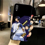 &bdquo;Ace Of The Diamond&ldquo; telefono dėklas &bdquo;Honor 70 50 20 7S X9 X8 X7 Magic 4 3 Pro&ldquo; mink&scaron;tas juodas telefono dangtelis Honor 70