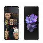 Telefono dėklas, skirtas Samsung Galaxy Z Flip3 5G dėklas, skirtas Samsung Z Flip 3 zflip Coque Hard Shell Fundas Jujutsu Kaisen anime Samsung Z Flip