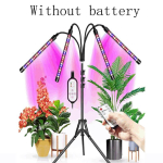 Viso spektro DC5V USB LED auginimo lemputė su laikmačiu stalinio spaustuko fito lempos, skirtos kambariniams VEG augalams gėlių auginimo dėžutės sodinukams
