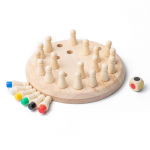 Mediniai Memory Match Stick &scaron;achmatai Spalvoti žaidimo stalo galvosūkiai Montessori lavinantis žaislas pažinimo gebėjimų mokomieji žaislai vaikams