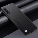 Prabangus PU odinis dėklas, skirtas Xiaomi Mi 9 SE 9SE matiniu dangteliu, silikonu, apsaugančiu nuo smūgių telefono dėklas, skirtas Xiaomi Mi 9 9T Pro Mi9 Mi 9 SE juoda