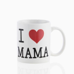Tasse avec inscription I Love Mama mug d&ecirc;tes des m&egrave;res cadeau maman