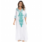 Moteri&scaron;kas plius dydis Beach Cover Up &Scaron;ventinis sijonas i&scaron;siuvinėtas Bikini Cover Up