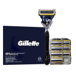 Gillette Fusion ProShield Yellow 8 skutimosi peiliukai + 1 Fusion ProGlide skustuvas, korėjieti&scaron;kas skutimosi peiliukas