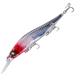 Bėgimo masalai bosui su Treble Hook Medium Diving Minnow žvejybos masalas kietas dirbtinis masalas 4