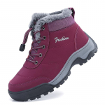 Moteri&scaron;ki žieminiai batai neslidūs guminiai aulinukai moterims sniego batai &scaron;ilti žieminiai batai 41 raudona