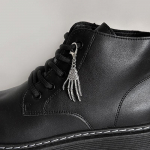 Punk Cool Skull Rankų batų sagtis Personalizuota metalinė gyvatės Martin batai Britų stiliaus aksesuarai Helovino papuo&scaron;imai