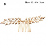 1vnt Korėjos aukso lapų vainikas senovinių perlų vestuvinių Tiara galvos juostos lapų apyrankė moterims mergaičių plaukų karūna nuotakos plaukų priedai