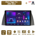 &bdquo;Android&ldquo; automobilio radijas, skirtas Chery Tiggo T11 2005&ndash;2013 m. daugialypės terpės grotuvo galvos blokas, stereo GPS navigacija BT WIFI 1+16 GB 1+16GB