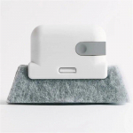 &bdquo;Du viename&ldquo; griovelių valymo įrankis &bdquo;Creative Window Groove&ldquo; valymo &scaron;luostė langų valymo &scaron;epetys &bdquo;Langų ply&scaron;ių valiklis&ldquo; &scaron;epetys &bdquo;Groove Brush&ldquo; geltona