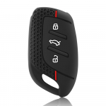 Silikoninis raktų dėklas su grandinėle laikikliu MG4 MG5 MG6 MG ZS EV HS EHS ZX GT Roewe RX3 RX8 ERX5 RX5 I6 I5 raktų pakabukas korpusas raudona