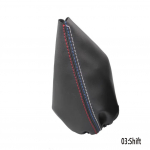 Automobilio perjungimo pavarų svirties dulkėms atsparus dangtelis rankinio stabdžio rankenos dirbtinės odos dangtelis, skirtas BMW E30 E36 E34 E46 Z3 rankiniams modeliams