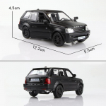 Matinio juodo metalo automobilių serijos BMW Mercedes Benz Maserati McLaren Jeep Toyota Ford Diecasts & Toy Vehicles 1:36 lydinio modeliai sutraukiami automobiliai