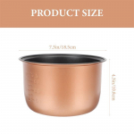 Ryžių virimo puodo keitimas 2L ryžių viryklė Sr DF101 vidinis puodas neprideganti danga ryžių virimo puodo keitimas įdėklo keitimas indo keitimas auksinė