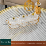 &Scaron;iaurės &scaron;alių vaisių užkandžių patiekimo lėk&scaron;tė Džiovintų vaisių padėklas Sausainiai Stiklainių laikymo talpa Caddy Serviravimo lėk&scaron;tė vestuviniams rie&scaron;utams