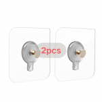 40/1 vnt. tvirti lipni nagai sieniniai kabliukai, skaidrūs besiūliai vandeniui atsparūs virtuvės vonios kabliukai, lipdukai nagų laikiklio pakaba