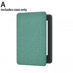 Skirta &bdquo;Kindle Paperwhite 2024&ldquo; 7 colių įstrižainės ekranui (12 gen) PU mink&scaron;tas el. knygos dėklas su atrama rankai &bdquo;Shockp X9M9&ldquo; Green-1set