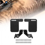 Rear Trailing Arm Guards Mud Flaps Replacement Easy to Install Black Accessory 7 Inchx10 7/8 inch