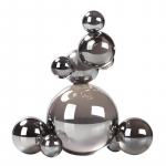 Modernūs itali&scaron;ki lengvojo prabangos kūrybi&scaron;ki geometriniai kristalų molekulių sukrauti sferiniai papuo&scaron;alai modelių kambariui vie&scaron;bučiui mink&scaron;tos dekoracijos Molecular spherical accumulation