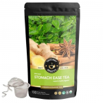 TEACURRY Digestion Tea - 100 Gram / 50 Cups + Infuser | Helps with liver detoxification, Soothes Stomach | 100% Natural