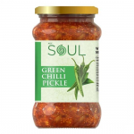 Soul Green aitriosios paprikos marinuotas agurkas 375 g &ndash; rankų darbo gurmani&scaron;ka žievelė saulėgrąžų aliejuje