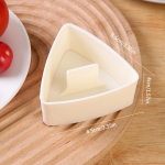 &bdquo;Pasidaryk pats&ldquo; su&scaron;ių formavimas &bdquo;Onigiri&ldquo; maisto presas trikampis su&scaron;ių gamintojas Formavimo ryžių presavimo įrankis Namų virtuvė &bdquo;Bento&ldquo; Priedai Įrankiai smėlis