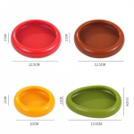 Kūrybi&scaron;ka virtuvės laikymo dėžutė vaisiams, pusiau pjaustytų vaisių &scaron;viežumo palaikymo indas, avokadams, citrinoms, pomidorams, sandarus dangtelis, virtuvės įrankiai