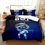 Naujas mados 3D spausdinimas ASTRO BOT patalynės komplektas Animacinių filmų trijų dalių komplektas suaugusiems vaikams miegamojo antklodės užvalkalai komplektai namų tekstilė US Twin 173x218cm